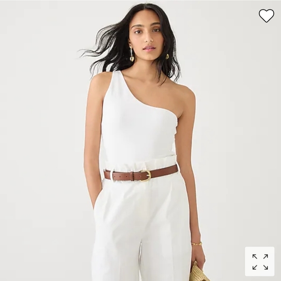 J. Crew Tops - NWT J CREW FORMKNIT ONE SHOULDER TANK